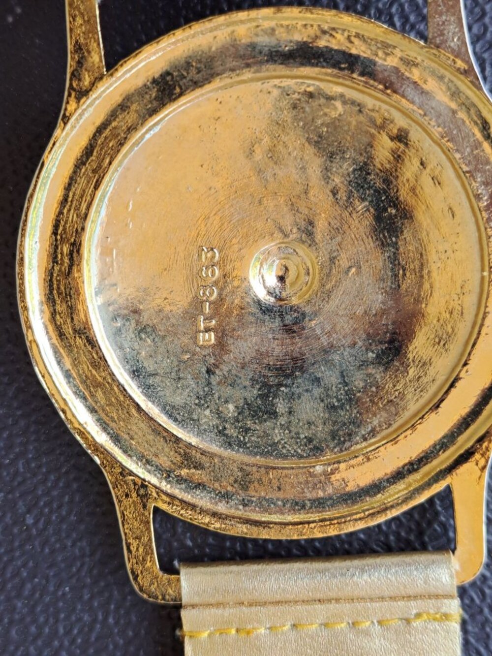 Vtg Captiva Gold PU Leather Medallion Belt Small 80's Gypsy Festival - Picture 10 of 11